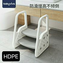 Childrens footstool with armrests baby hand-washing stool toilet stool non-slip safety footstool wash and face footstool