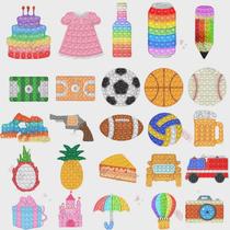 Letter Pop It Fidget Toys Hands Popins Simple e Squeeze