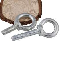 GB825-88 Extended eye bolt ring round screw white zinc plated eye screw M6-M20 in stock