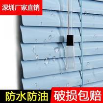 Aluminum alloy blinds roller blinds blackout office kitchen powder room bedroom home lifting hand-operated no punching