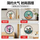 Cream-Style Pendulum Clock for Living Room, Creative Ornament, Bedroom Clock, Desktop Table Clock, Light Luxury, High-End Feel, Modern Clock
