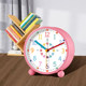 Early Education Desktop Clock, Wake-Up Tool, Small Alarm Clock, Special Cartoon Creative Clock for Children and Students to Learn Time, for Boys and Girls