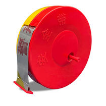 Fuxing reflective warning tape boxed warning line disc warning tape safety isolation tape traffic warning line 4cm*50