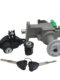 Haojue 스쿠터 USR125 세트 잠금 HJ125T-21 점화 잠금 전기 도어 잠금 Full Car Lock Key에 적합합니다.