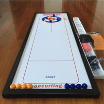 Desktop curling ball bowling toy rolled splicing plate parent-child portable childrens board game curling plate 43*1