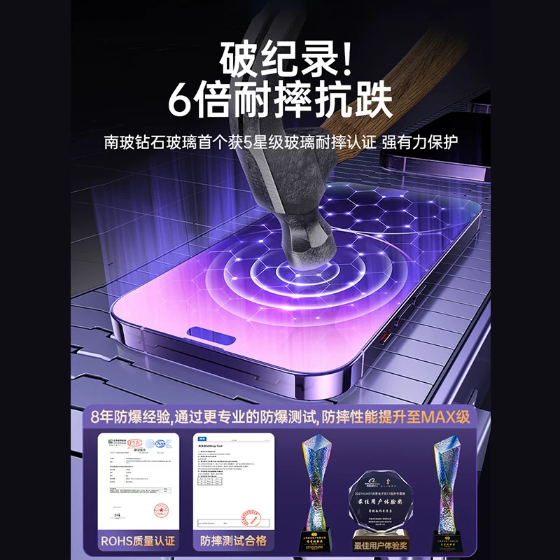 Apple, iPhone 16, iPhone16 Pro, совместимый мобильный телефон, защитный экран без пыли, дополненная реальность, iPhone, 17promax, защита от падения, новая коллекция