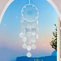 Hot selling new product Nordic ins style shell wind chime crystal stone crafts room bedroom decoration pendant