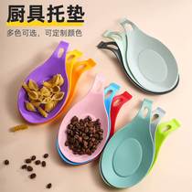Silicone spoon holder spoon holder silicone kitchen utensils spoon holder insulation pad kitchen gadgets