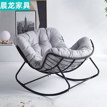 Student dormitory lazy sofa home bedroom balcony reclining and sleeping rocking chair outdoor leisure rattan rocking chair