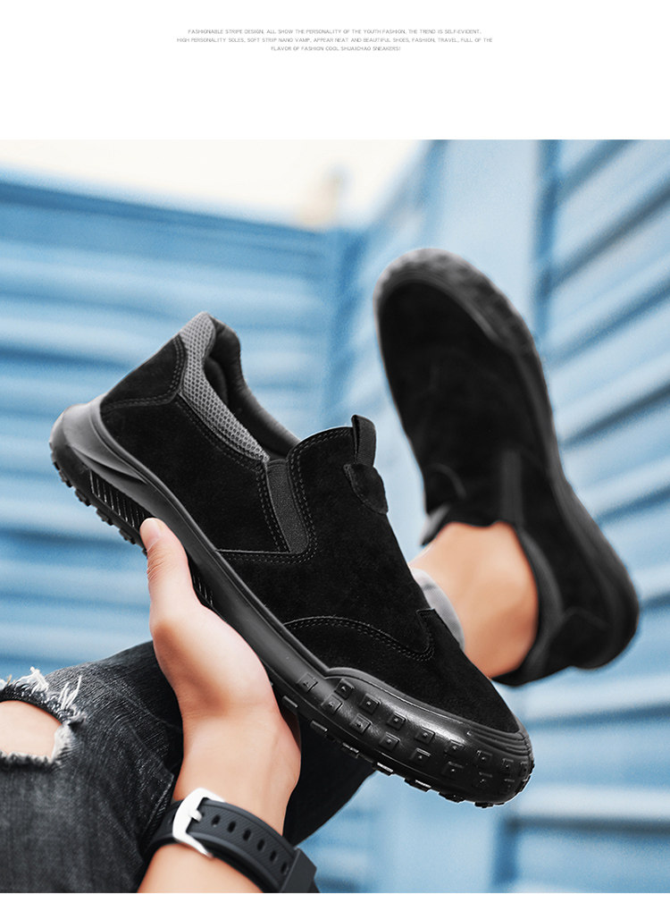 Herren Slipper Aus Khakifarbenem Wildleder Für Alltag Und Beruf_voghion.com