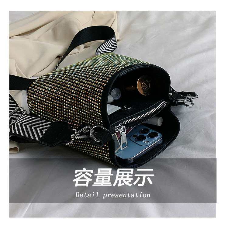 High-end Sense Niche Bucket Bag Women's Diamond New Fashion OTHER / Other 