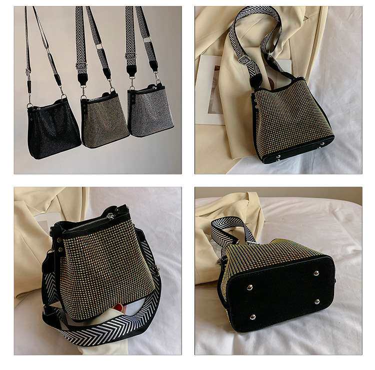 High-end Sense Niche Bucket Bag Women's Diamond New Fashion OTHER / Other 