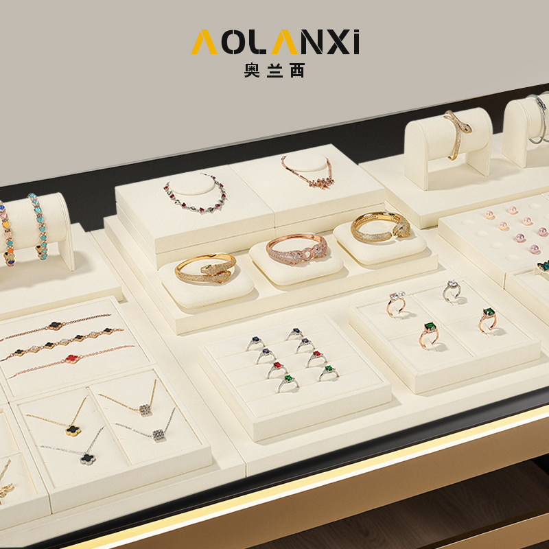 Olanxi high-luxury jewelry display реквизит для демонстрации колец и ожерелий, высококачественных ювелирных изделий, стойка для демонстрации ювелирных изделий из нефрита
