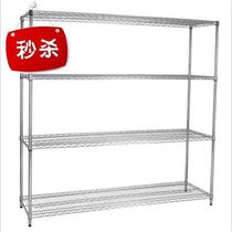 Shenzhen shelf storage rack stainless steel display rack storage free combination 2 warehouse household multi-layer chrome-plated iron rack