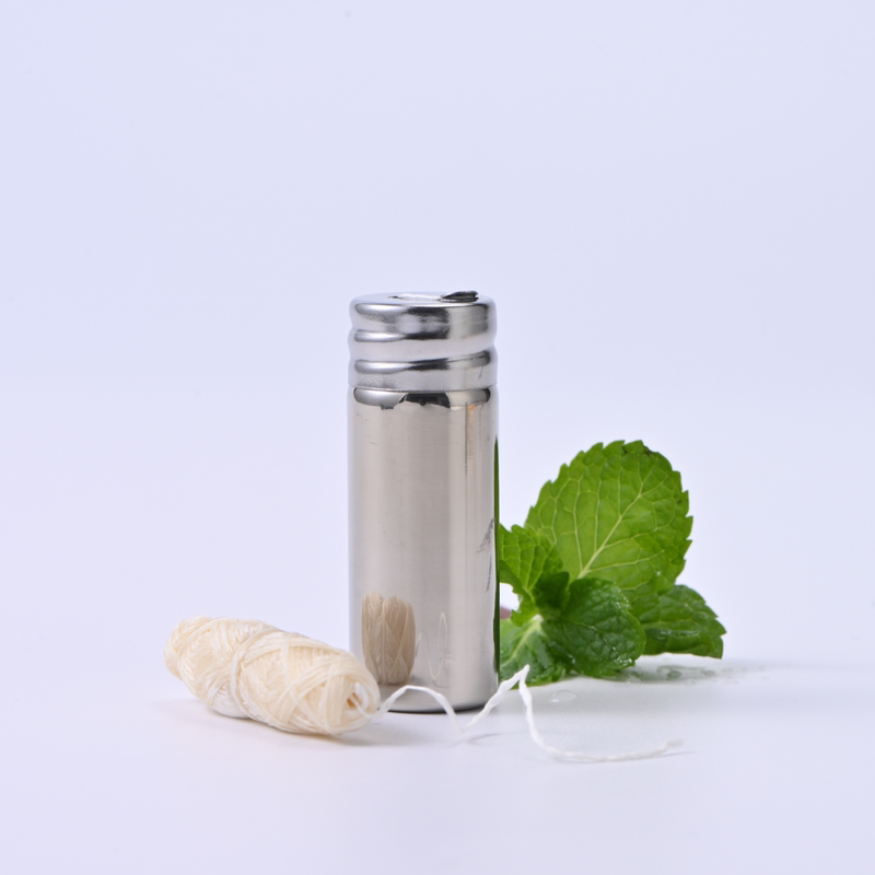 Essential Oil Silk Eco-Friendly Dental Floss | Stainless Steel Bottle|Biodegradable Dental Floss| 30m Essential Oil Silk Eco-Friendly Dental Floss | Stainless Steel Bottle|Biodegradable Dental Floss| 30m