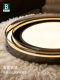 Bading Designer's Stacked Shadow Ceiling Lamp, Bedroom Main Light, Modern Light Luxury, High-End Italian-Style Lighting, Round Living Room Lamp