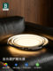 Bading Italian Minimalist Bedroom Lamp, Modern Simple Study Room Lighting, Personalized Creative Circular Master Bedroom Ceiling Lamp