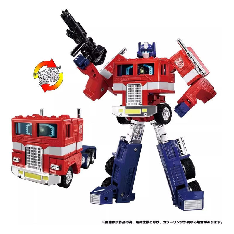 Tianying Transformers Lost Node C01 Optimus Prime Reissue G1 Finished Model with Trailer