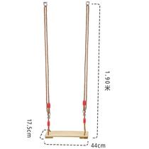 Amazon red house swing for adults and children wooden two-board swing indoor outdoor amusement equipment swing manufacturer