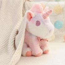 Fantasy Colorful Unicorn Cartoon Plush Doll Rainbow Angel Little Pegasus Toy Childrens Birthday Gift
