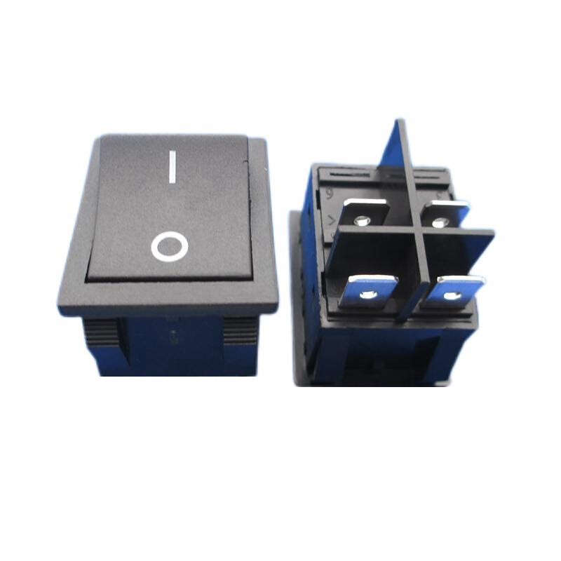 JD03-A1 large current high-power high temperature resistant ship type power switch 4 feet black keys 30A250V380V-Taobao
