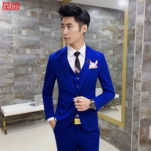 Весенний комплект, пиджак классического кроя, свадебное платье, костюм, в корейском стиле, 3 предмета