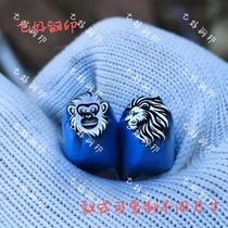 Customized DIY zodiac monkey lion chisel mold steel seal auspicious words bracelet gold and silver tool chisel professional link