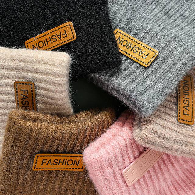 Maillard gloves winter thickened warm gloves for students riding and driving to prevent cold and frostbite touch screen plus velvet cotton gloves