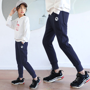 Girlpants Xuân Thu 2020 mới mùa thu váy quần không khí childrens mùa thu và mùa đông thường quần bông cô gái trẻ em lớn quần thể thao.