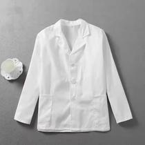 Hotel cook work suit male summer cook dress pure white cook dress breathable short sleeve kitchen cook summer suit customized