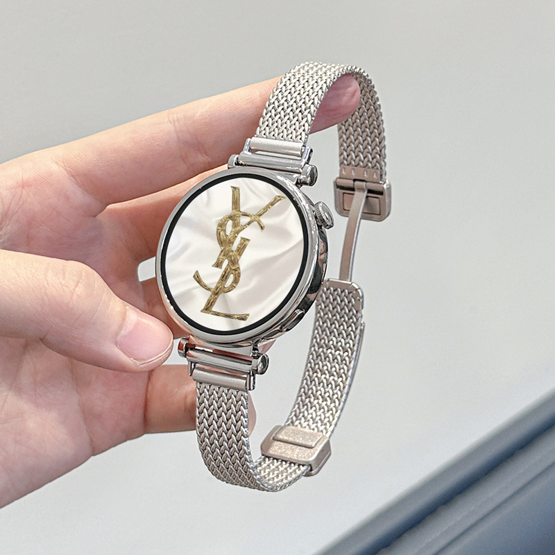 Magnetic Buckle Strap Compatible with Galaxy Samsung Watches Watch8/7/6/5/4, Starlight Metal Stainless Steel Watch4/5Pro Wristband, Smart Watch8Classic, New Models for Men and Women