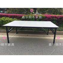 Folding workbench assembly line operation table workshop work table assembly clothing inspection cutting packaging workbench table