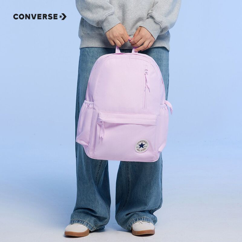 Converse/Converse Brand Fashionable and Trendy High School and Junior High School Backpack, Lightweight, Large Capacity, Medium-Sized Backpack for Teenagers