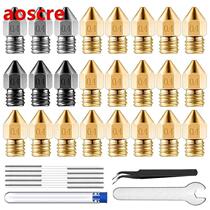 Extruder Nozzle Kit Mk8 Hardened Steel Stainless Steel B