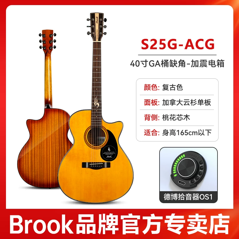 Гитара-однокорпус Brook Brook s25 — официальный флагманский продукт