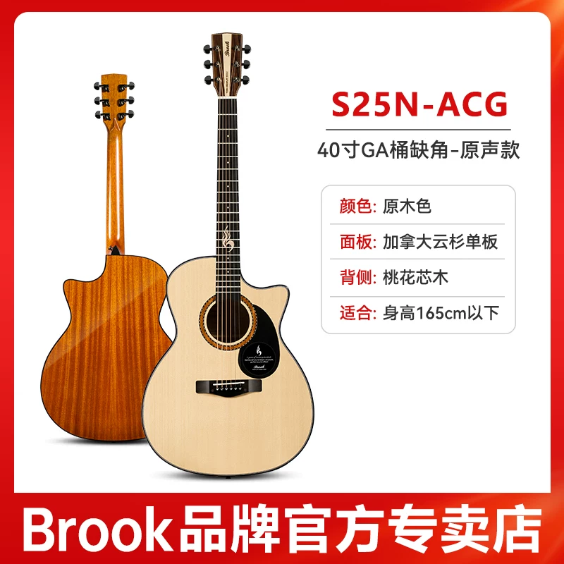 Гитара-однокорпус Brook Brook s25 — официальный флагманский продукт