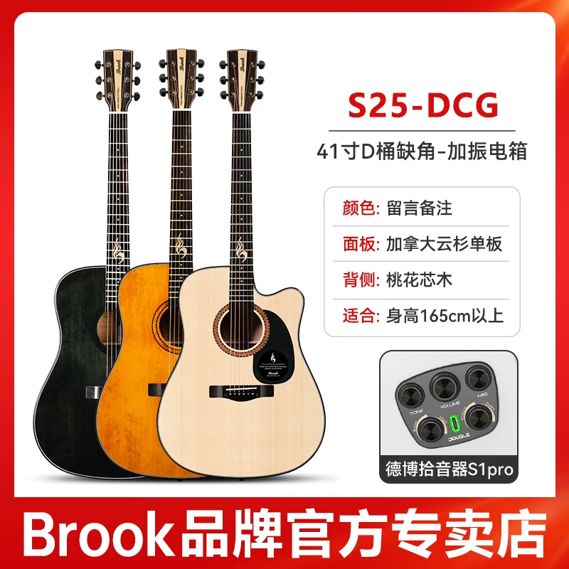 Гитара-однокорпус Brook Brook s25 — официальный флагманский продукт