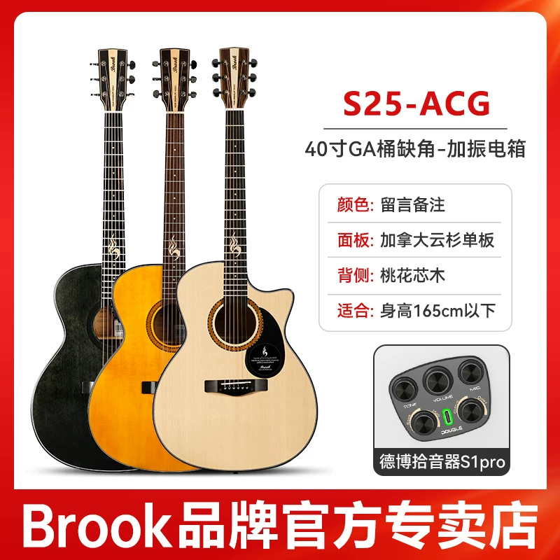 Гитара-однокорпус Brook Brook s25 — официальный флагманский продукт