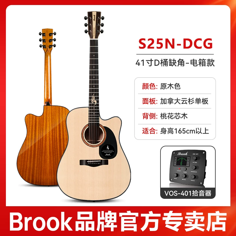 Гитара-однокорпус Brook Brook s25 — официальный флагманский продукт