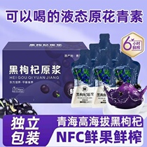 Black wolfberry puree anthocyanins wolfberry fresh juice late night mens kidney Ningxia original liquid health red wolfberry drink
