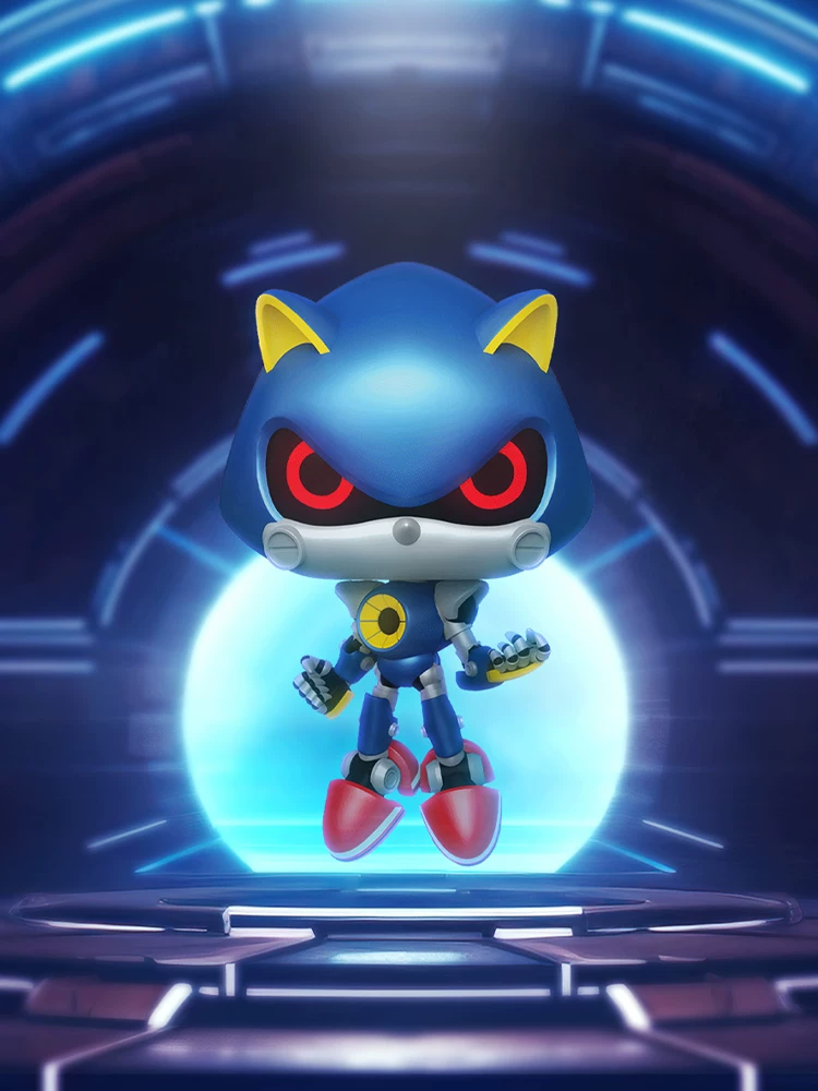 Фанко POP игровая фигура ёжик метал Sonic механическая меха периферийная игрушка кукла украшение