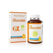 Imported from the United States Kings Health Belly Flaxseed Oil Soft Capsules Nutritional Supplement for Pregnant Women Infants and Children 60 capsules