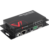 See Lirentier HDMI network transmission network extender multifunction HDBaseT transnetwork cable transceiver 70m1080P4K@60Hz ultra-clear video transmitter bidirectional infrared RS23