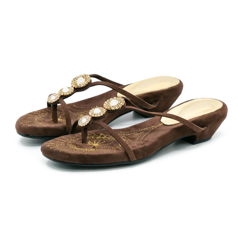 [Pink Exclusive] Light Luxury and Elegant Ladylike Slippers 64288