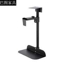 Lutong main chassis bracket desktop computer suspended main rack wall hanging hanger under table storage rack tray bracket