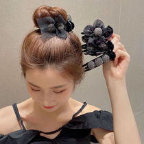 Meatball head artifact lazy mans hair twisting artifact summer ball hair ornament hair twisting device new sunflower gripping clip large size