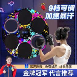 Smart Music Boxing Machine for Home Indoor Electronic Wall Target, Children, Men, Adults, Strike Reaction, Sanda Training Equipment