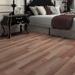 Stylish Shuangpin retro style Waterproof Abrasion Resistant Environmental-Friendly floor heating laminate flooring For Home factory direct 12mm