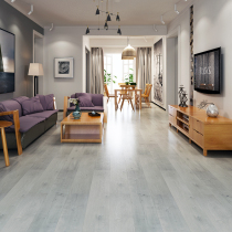 European-style log wind floor heating gray reinforced composite wood floor household environmental protection waterproof wear-resistant factory direct sales 12mm