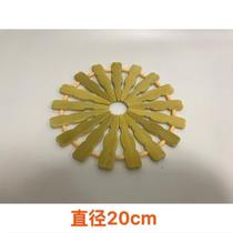 Kitchen dish mat insulation mat dining table mat coaster bowl mat pot mat heat-resistant plate mat anti-scalding mat bamboo mat for home use